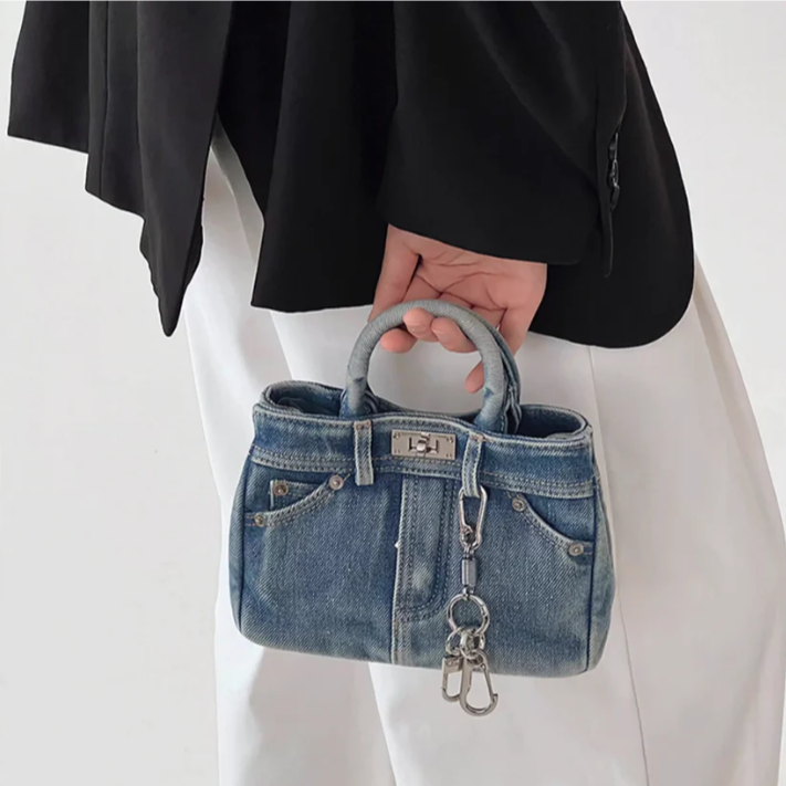 Vintage Denim Handbag