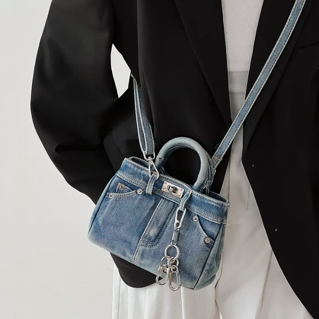 Vintage Denim Handbag