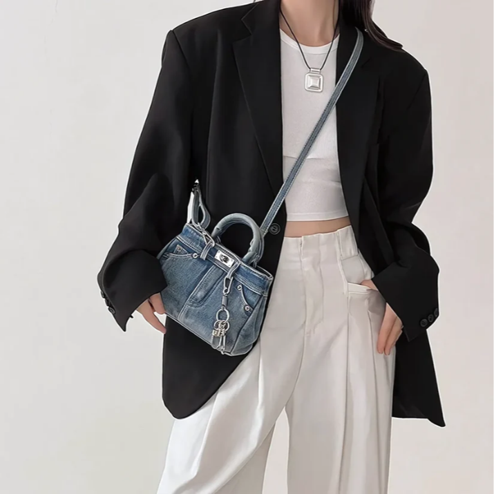 Vintage Denim Handbag
